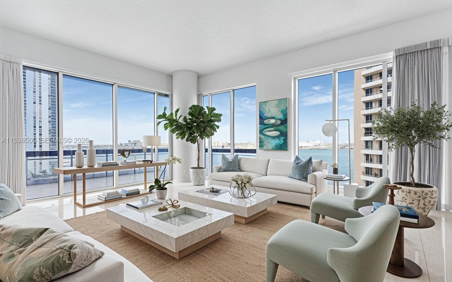 Condominium at 900 Brickell Key Blvd # 1002, Miami FL 33131