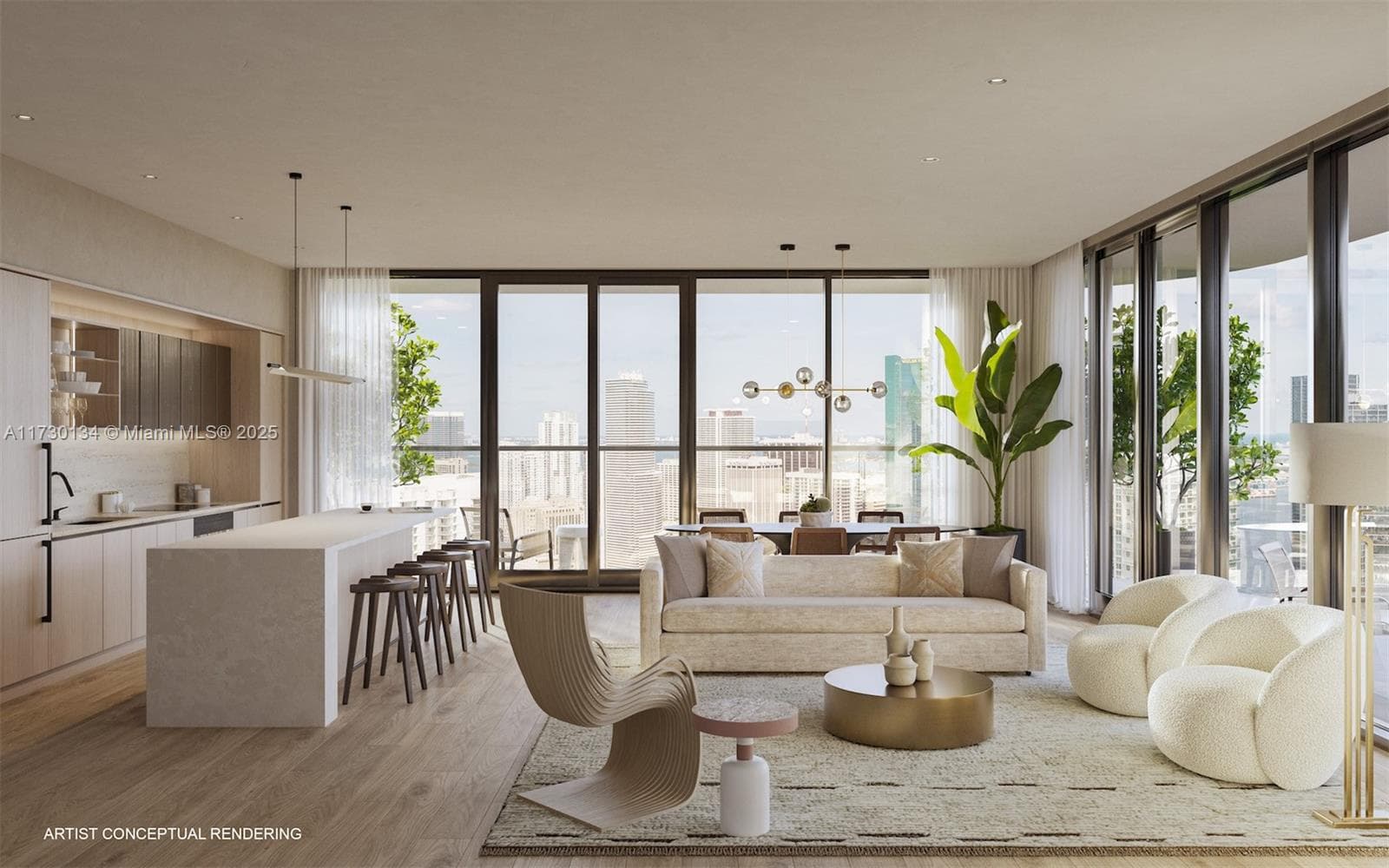 Condominium at 99 SW 7th St # 3703, Miami FL 33131