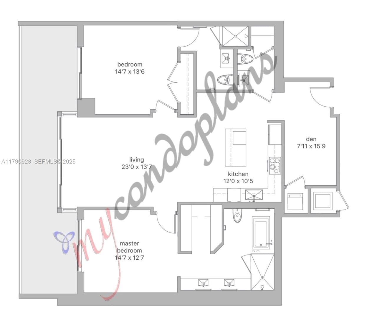 Condominium at 88 SW 7th St # 810, Miami FL 33130