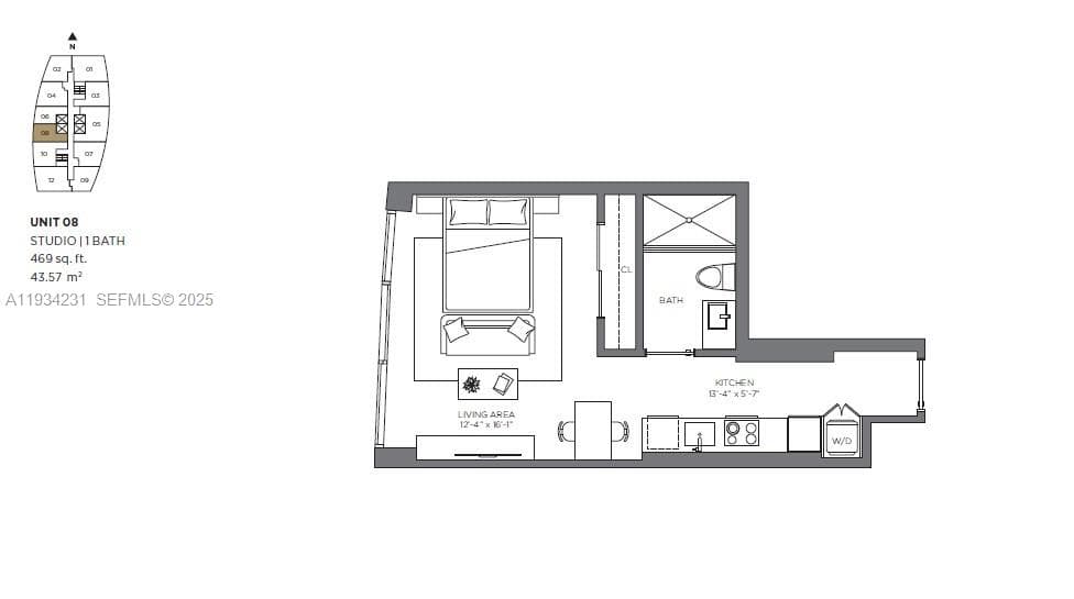 Condominium at 225 N Miami Ave # 1708, Miami FL 33128