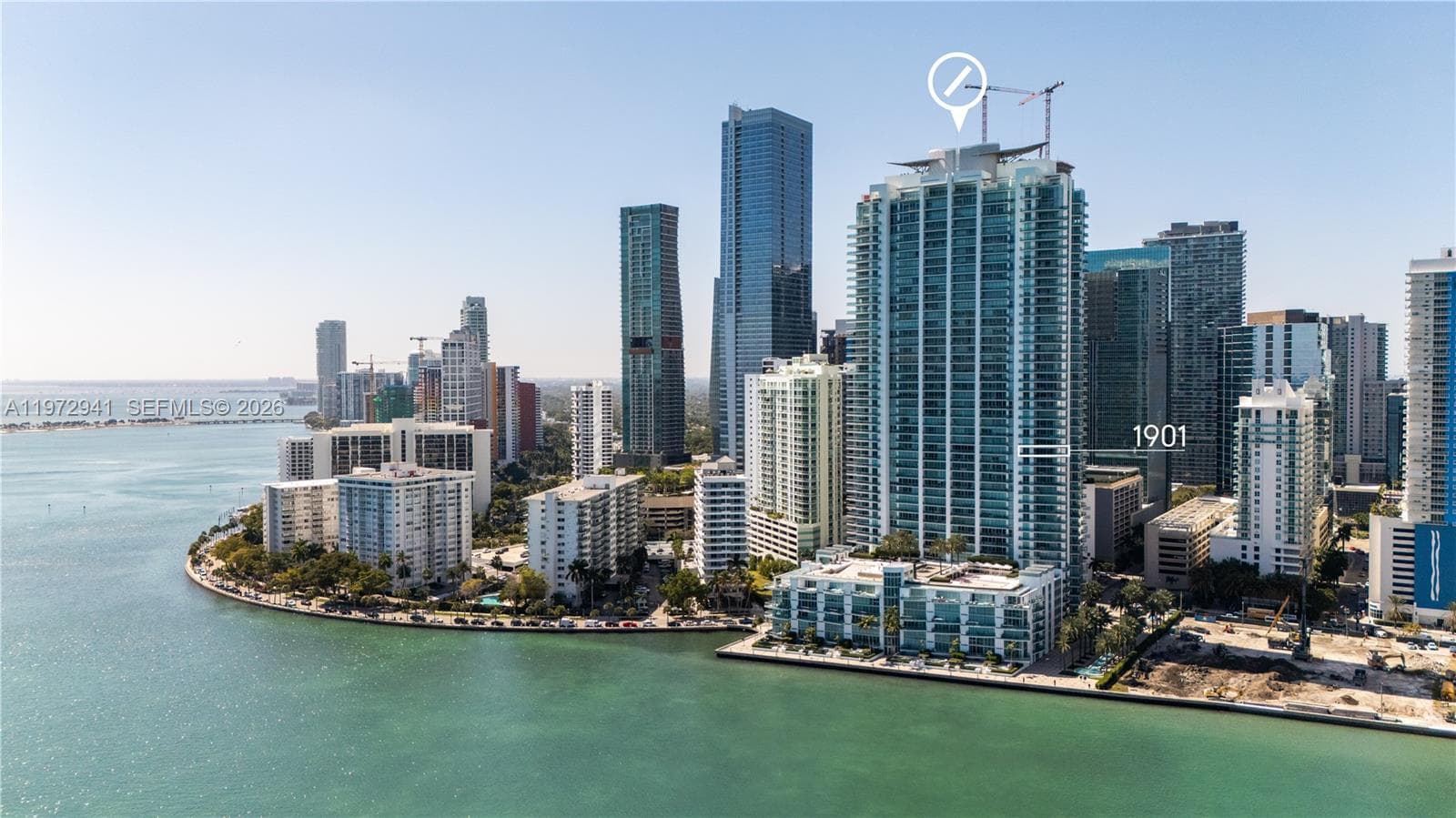 Condominium at 1331 Brickell Bay Dr # 1901, Miami FL 33131