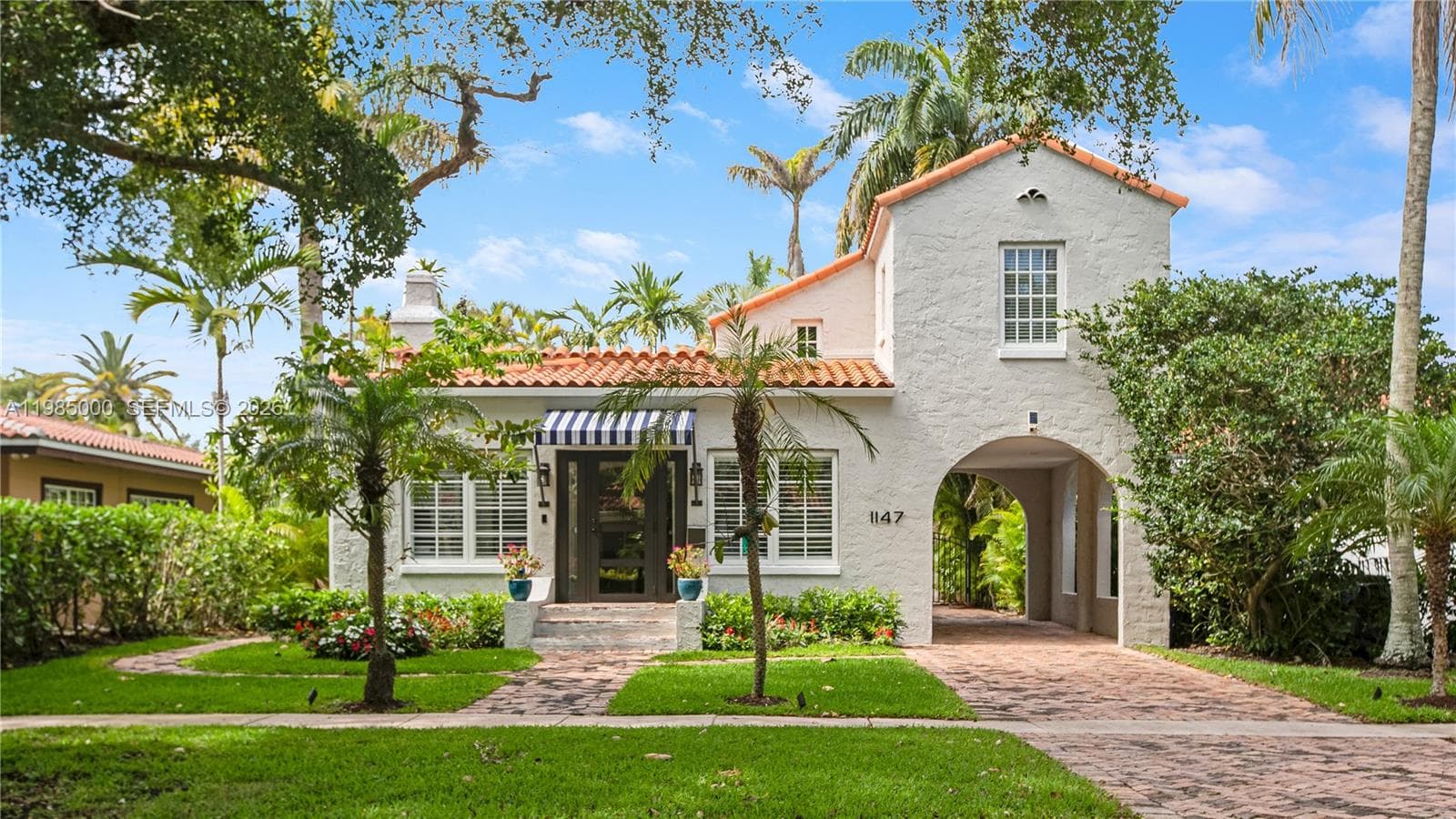 Single Family Residence at 1147 Sorolla Ave, Coral Gables FL 33134