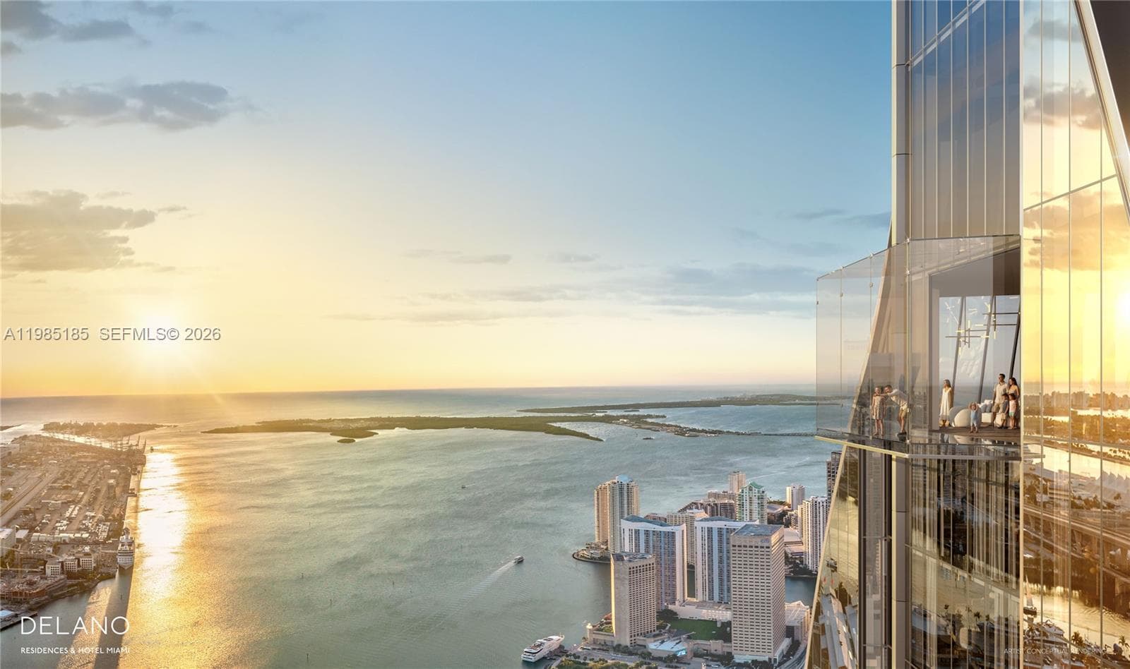 Condominium at 400 Biscayne Blvd # 5703, Miami FL 33132