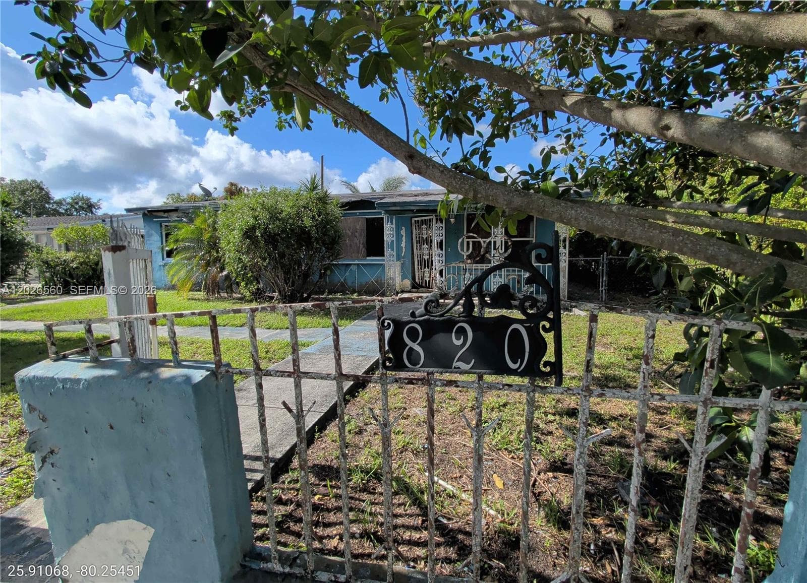 Single Family Residence at 820 Curtiss Dr, Opa-Locka FL 33054