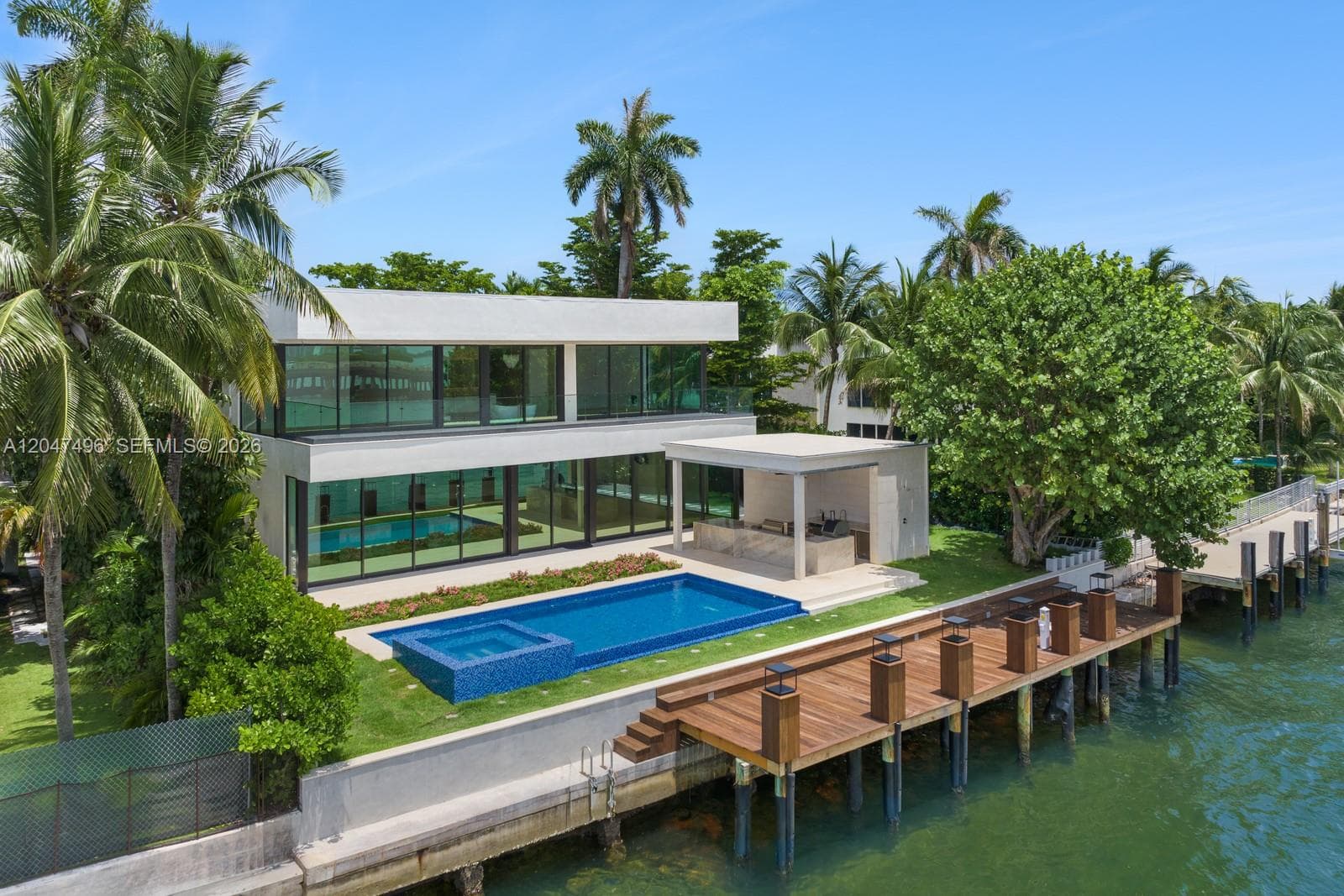 Single Family Residence at 9720 W Broadview Dr, Bay Harbor Islands FL 33154
