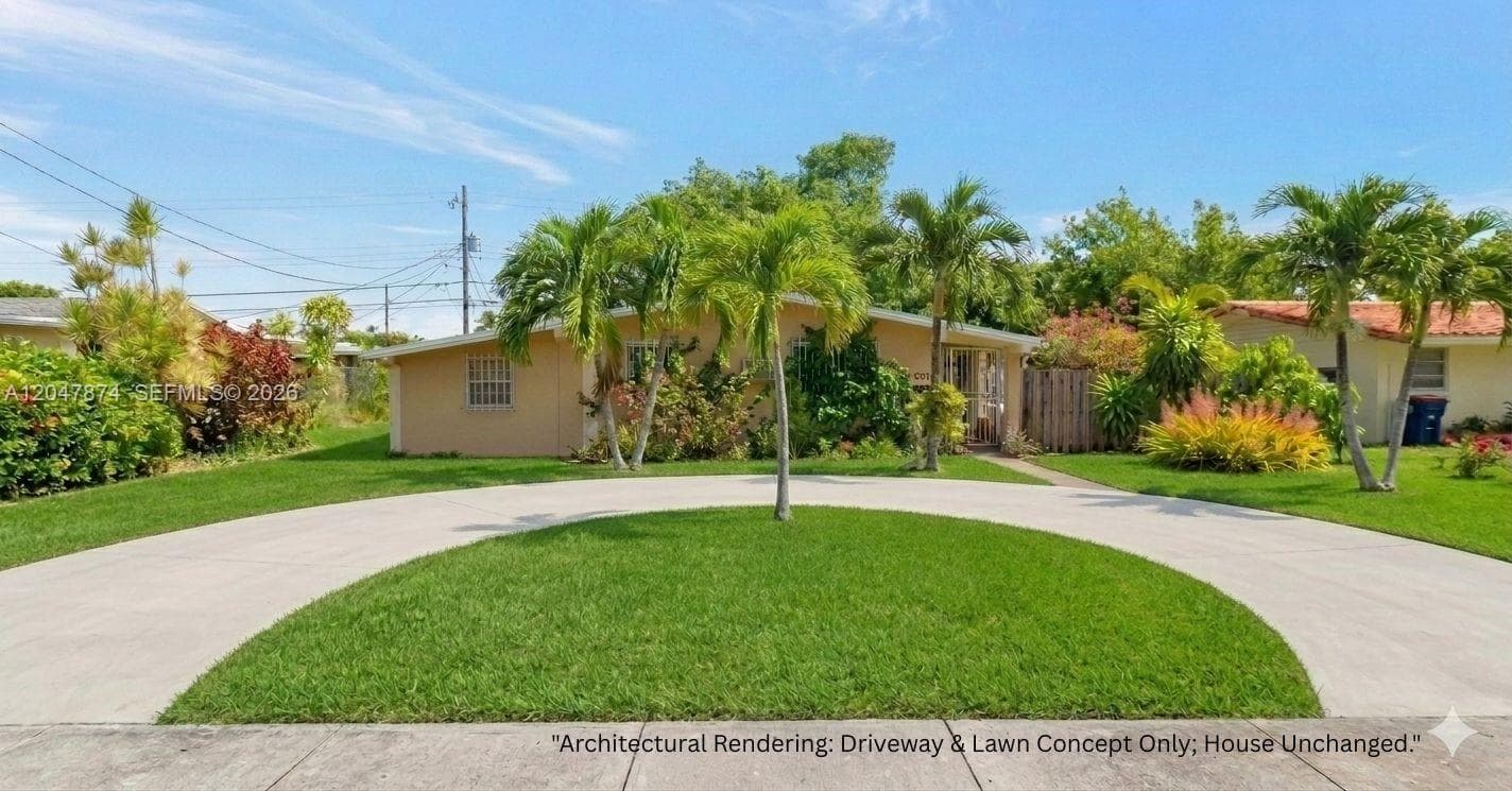 Single Family Residence at 8301 SW 14th St, Miami FL 33144