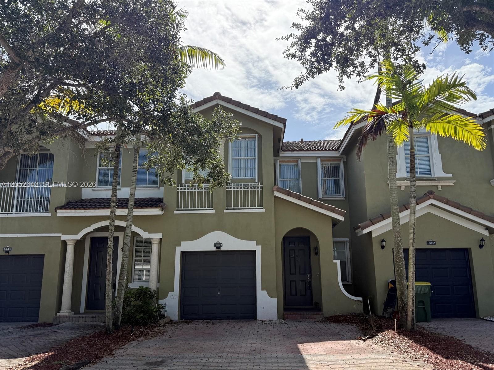 Townhouse at 1449 SE 24th Rd, Homestead FL 33035