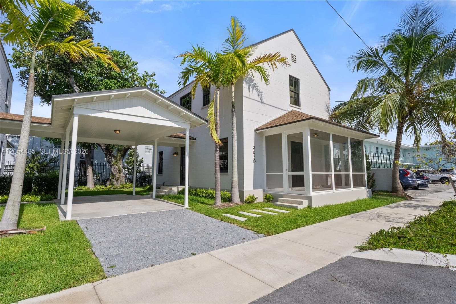 Townhouse at 3620 Plaza Street, Miami FL 33133