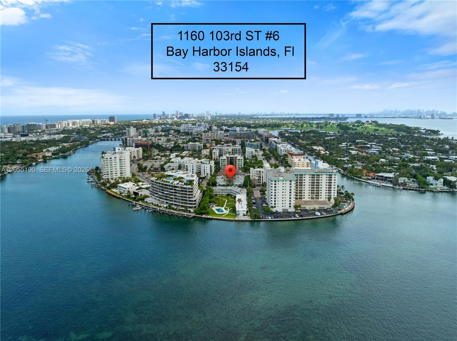 Condominium at 1160 103rd St # 6, Bay Harbor Islands FL 33154