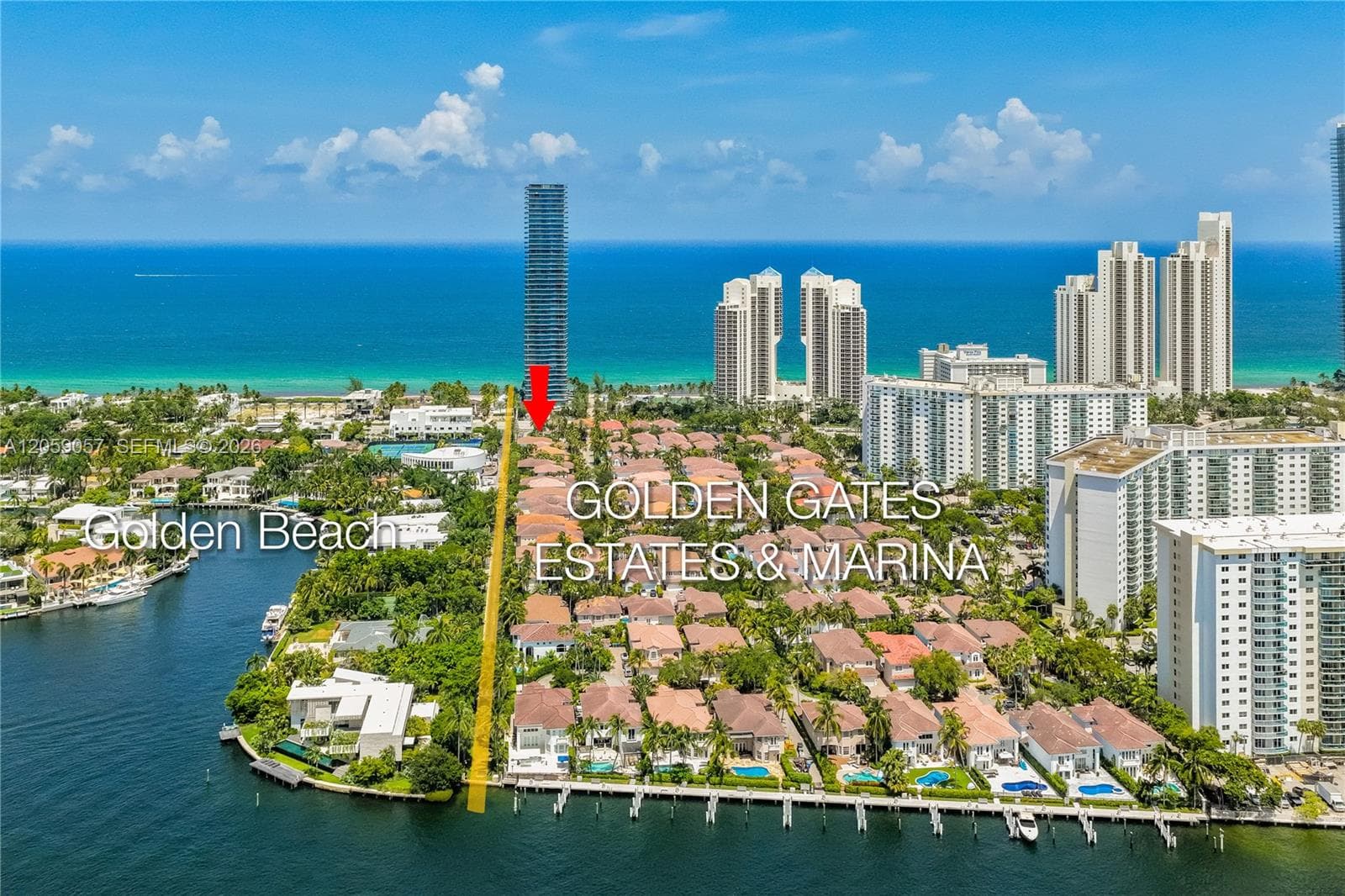 Single Family Residence at 4027 194th Trl, Sunny Isles Beach FL 33160+Den