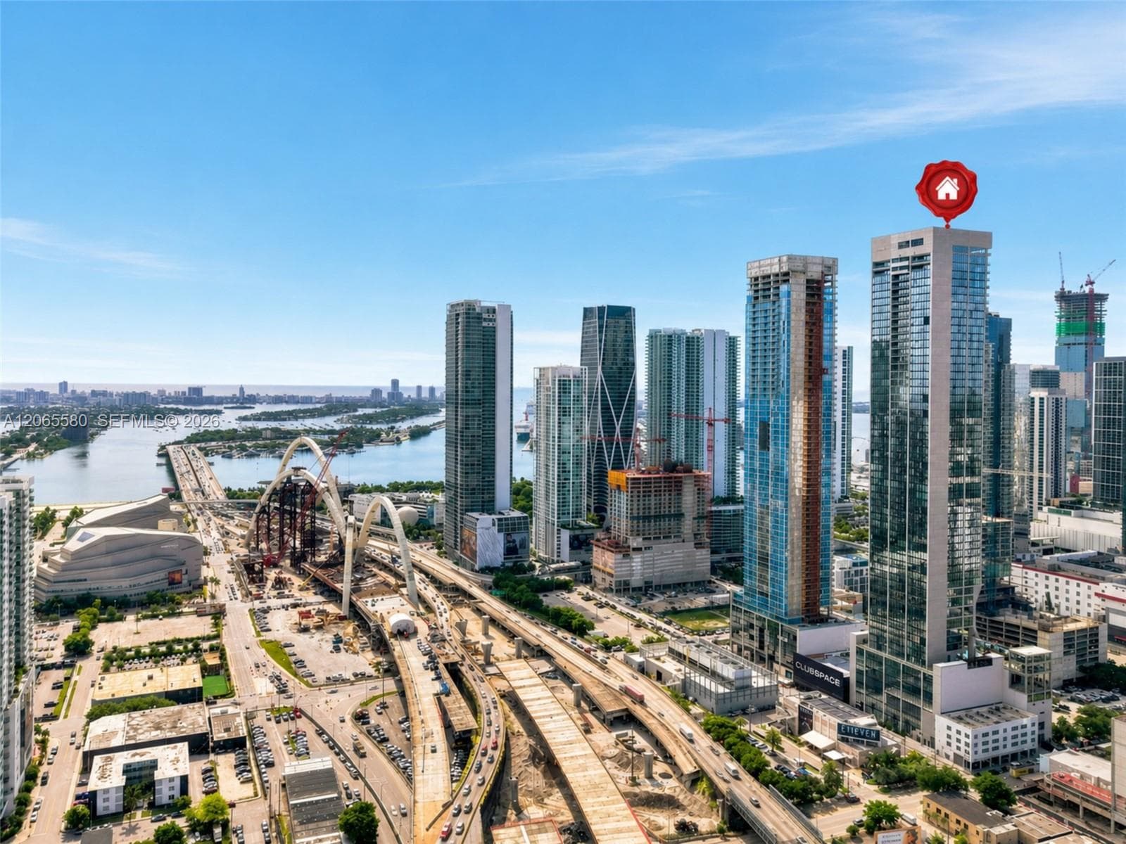 Condominium at 20 NE 11th # 2505, Miami FL 33132