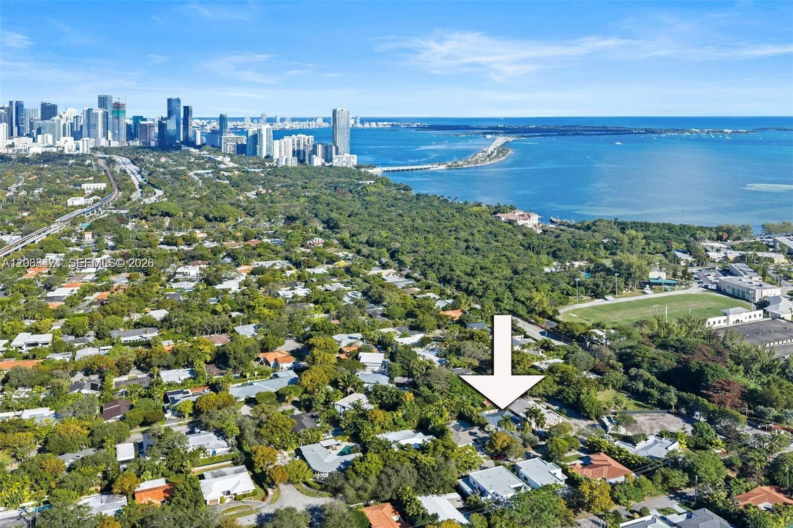 Single Family Residence at 218 S Shore Dr S, Miami FL 33133