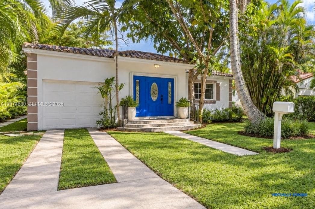 Single Family Residence at 447 Blue Rd, Coral Gables FL 33146