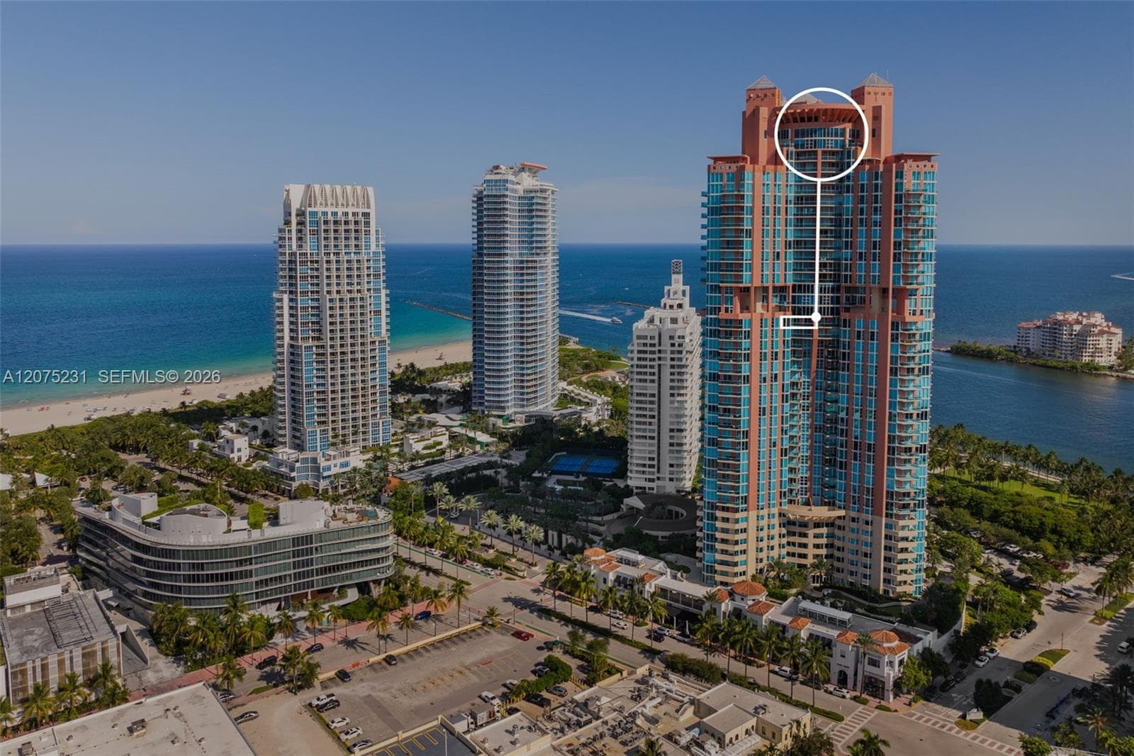 Condominium at 300 Pointe Dr # 2806, Miami Beach FL 33139