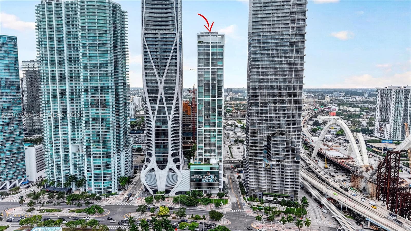 Condominium at 1040 Biscayne Blvd # 3403, Miami FL 33132