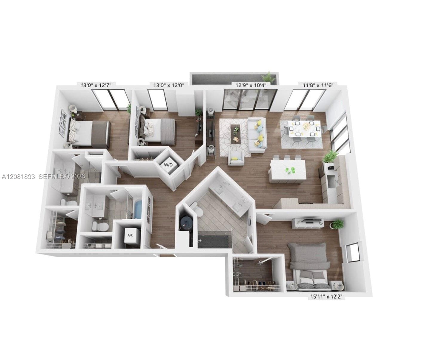 Apartment at 2800 SW 27th Terrace # 1205, Miami FL 33133