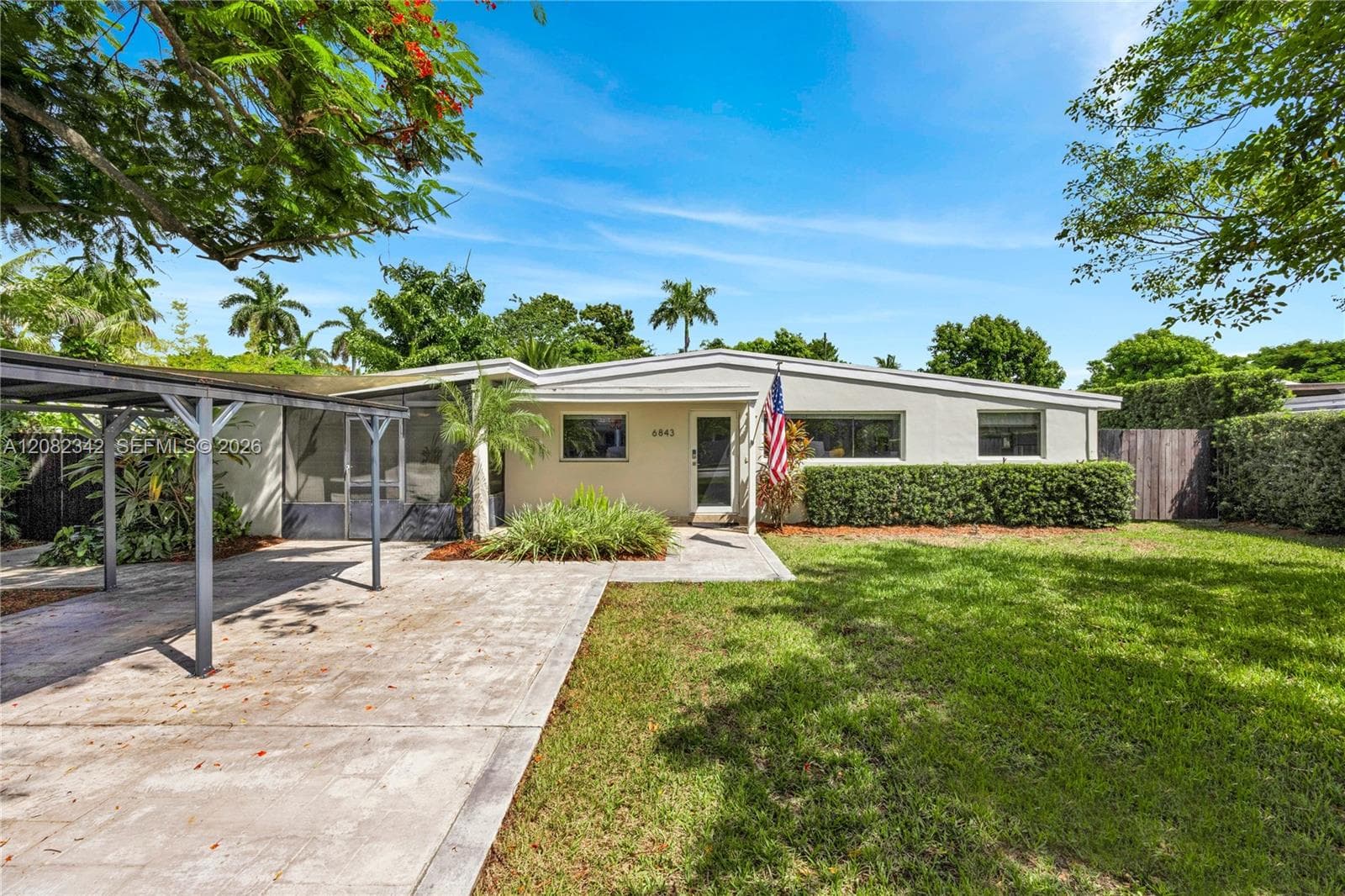 Single Family Residence at 6843 SW 53rd St, Miami FL 33155
