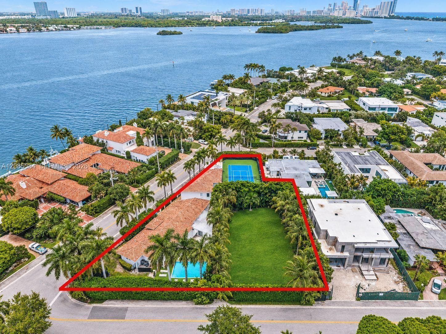 Single Family Residence at 10031 W Broadview Dr, Bay Harbor Islands FL 33154