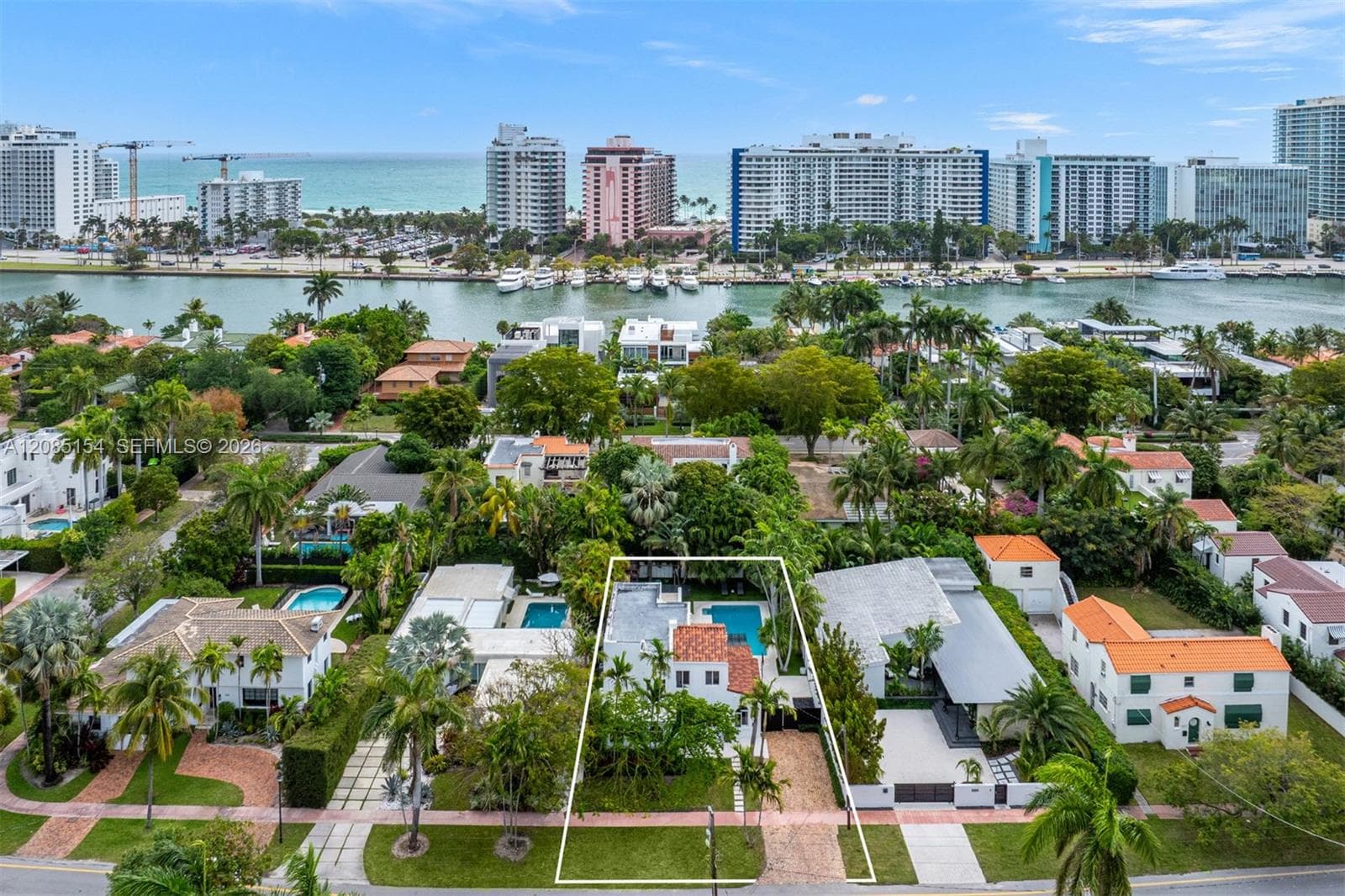 Single Family Residence at 5237 La Gorce Drive, Miami Beach FL 33140