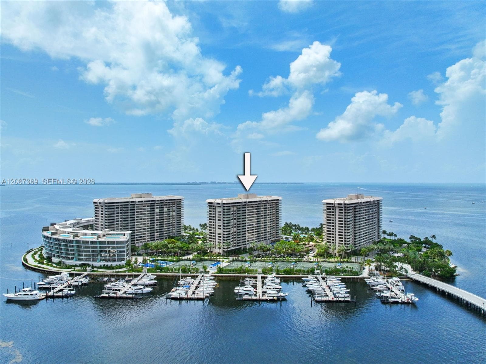 Condominium at 2 Grove Isle Dr # B1402, Miami FL 33133