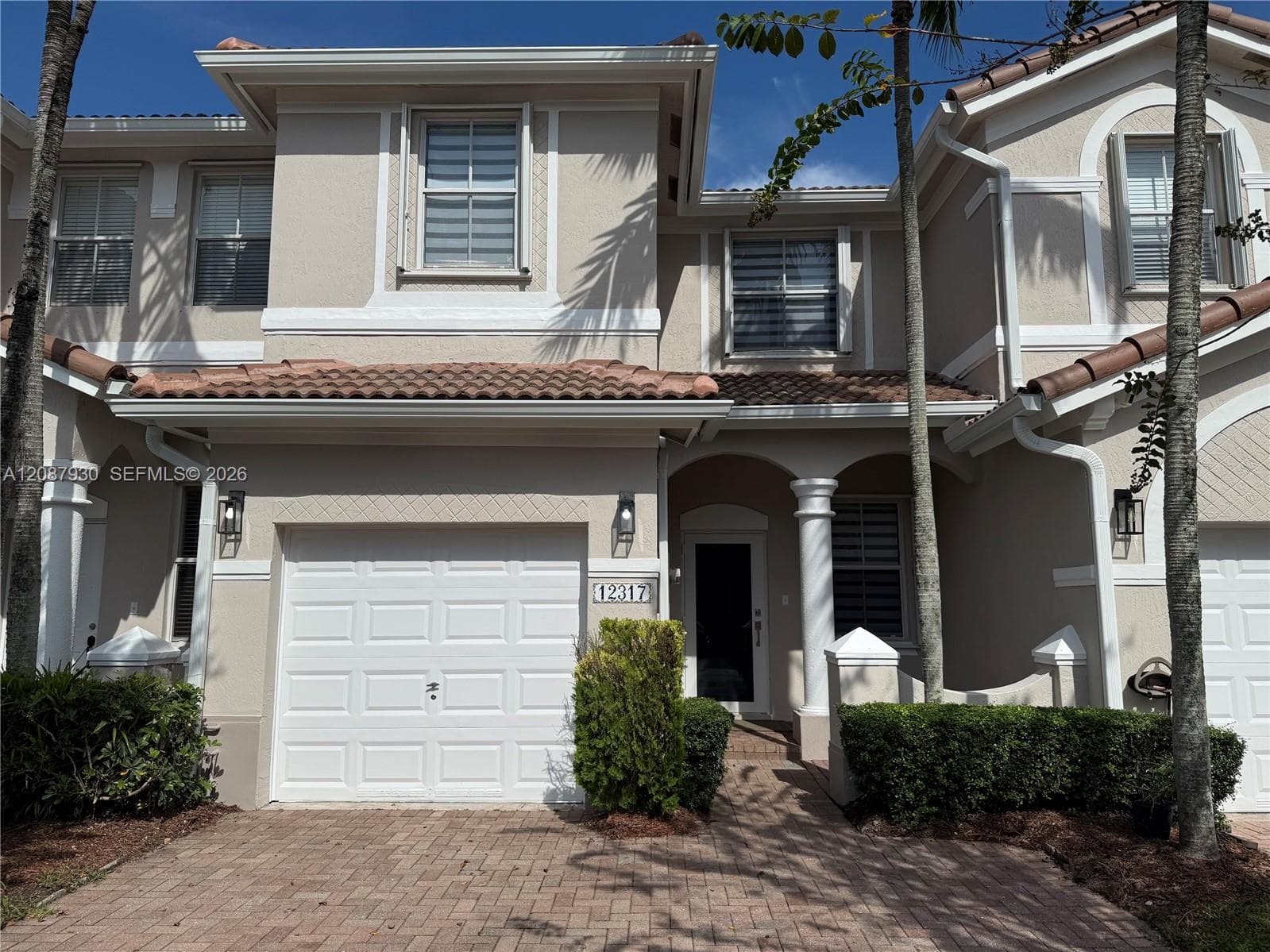 Townhouse at 12317 SW 124th Ct, Miami FL 33186