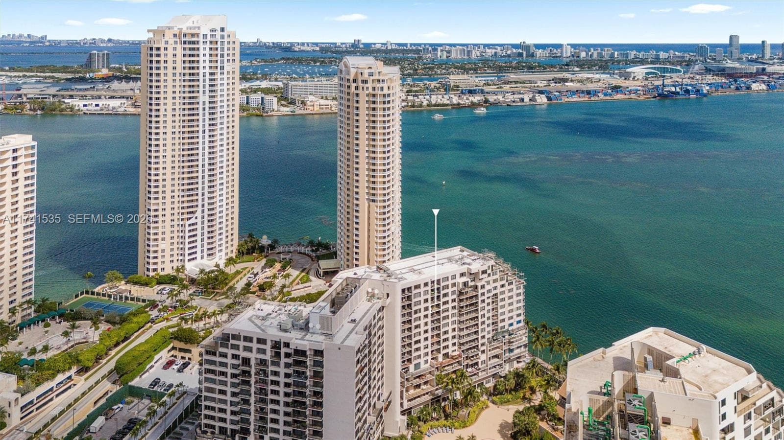 Condominium at 540 Brickell Key Dr # 1519, Miami FL 33131