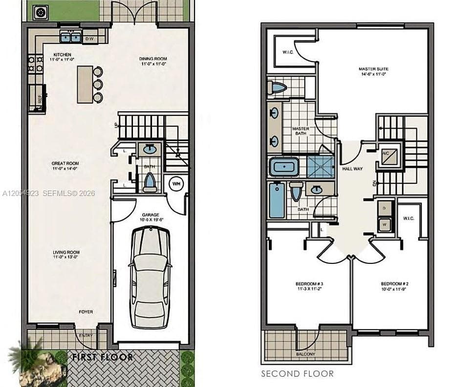 Townhouse at 10468 SW 118th Ave, Miami FL 33186
